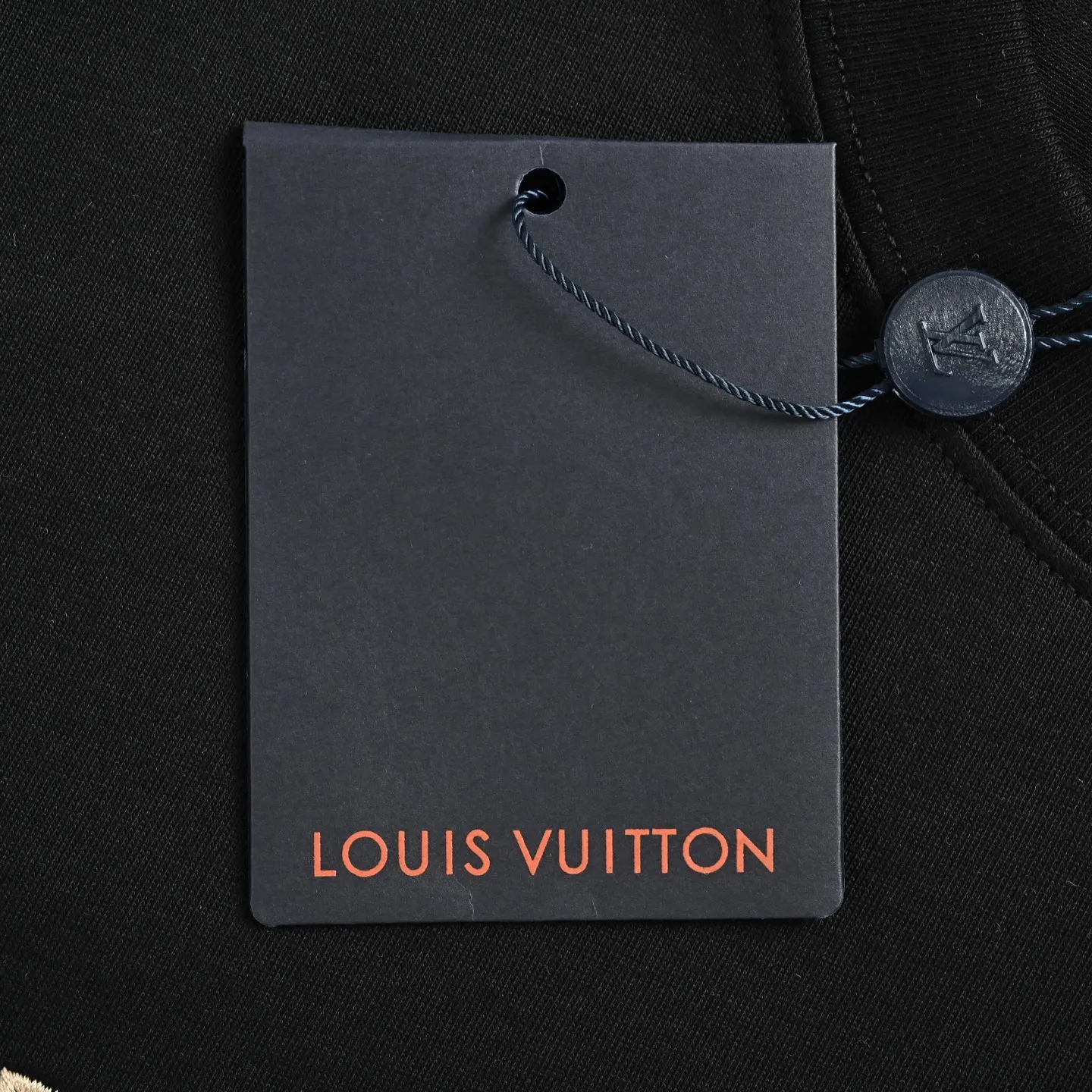 Louis Vuitton/Louis Vuitton 26ss embroidered letter Retro scroll short sleeves